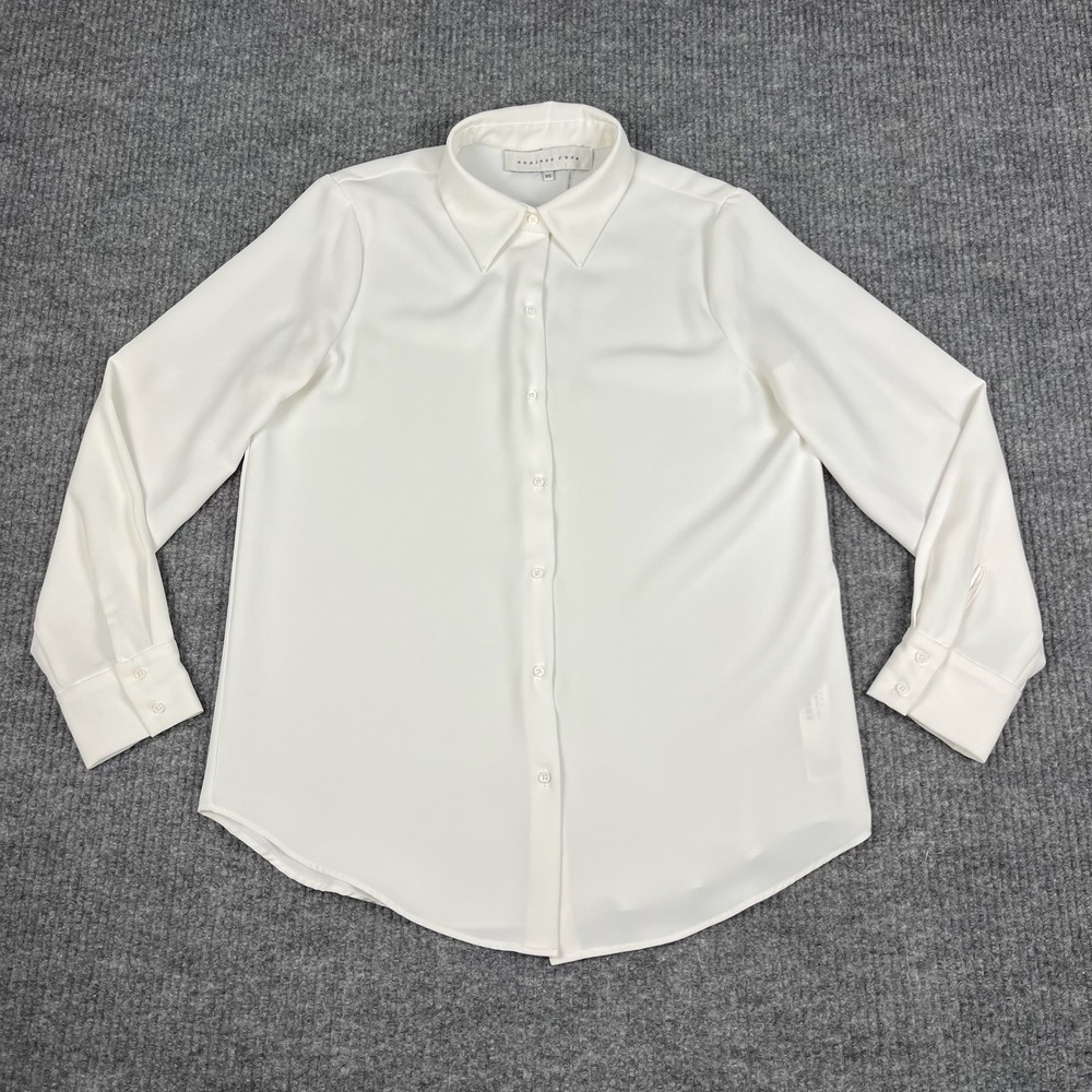 Endless‎ Rose Button Up Shirt Womens XS Long Sleeve Work Chic Minimalist Blouse